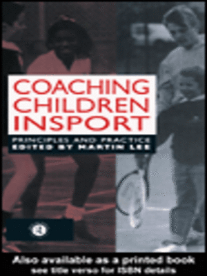 cover image of Coaching Children in Sport